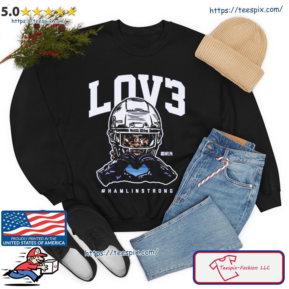 Strong damar hamlin Football player Buffalo Bills shirt, hoodie, sweater,  long sleeve and tank top