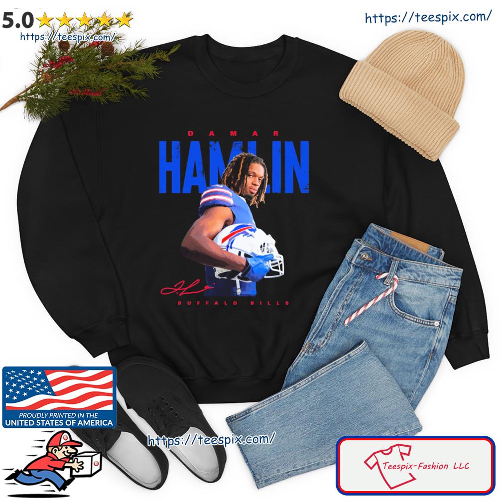 Damar Hamlin Buffalo Bills Signature Shirt, hoodie, sweater and long sleeve