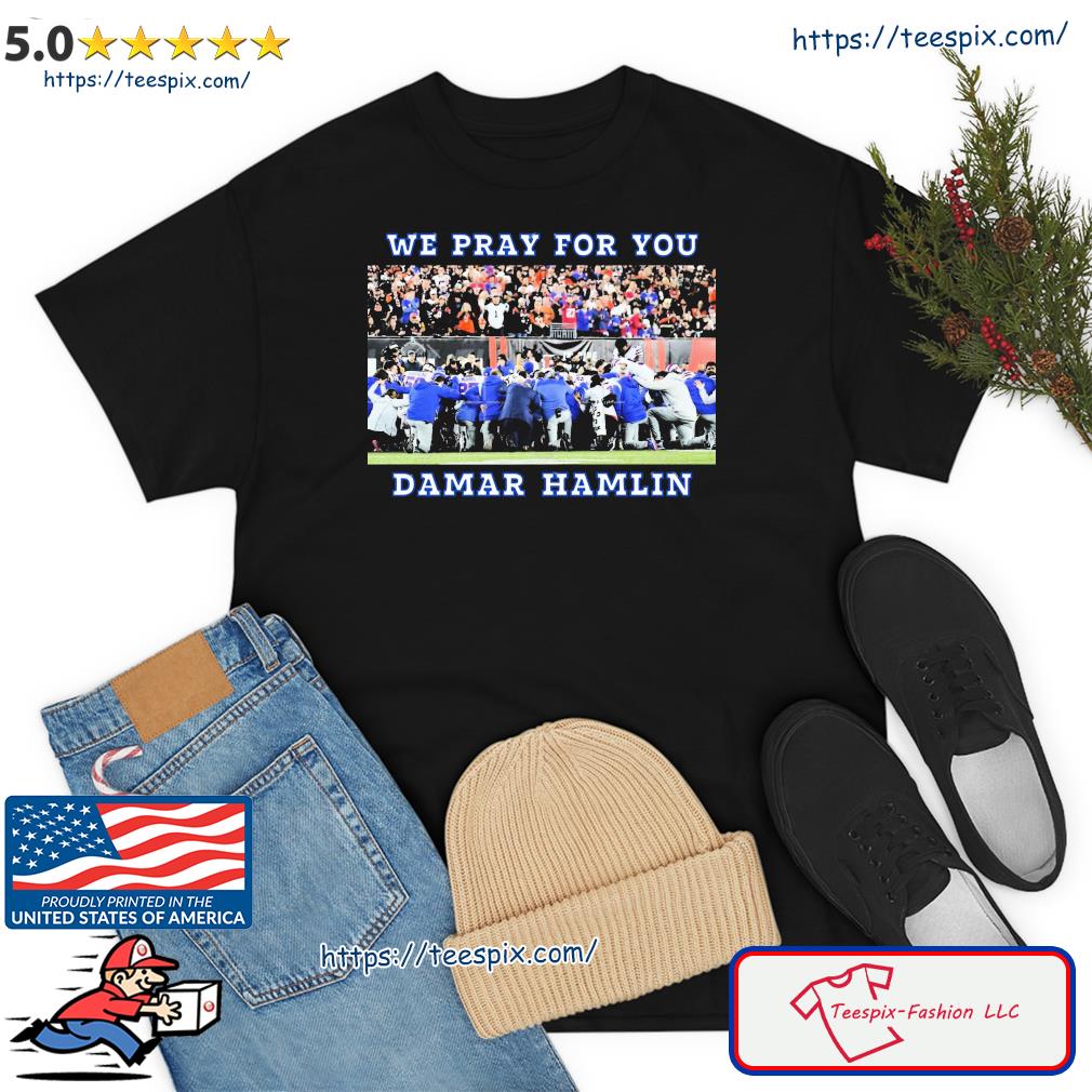 Men's Buffalo Bills Pray For Damar Hamlin Tee Shirt, hoodie, sweater, long  sleeve and tank top