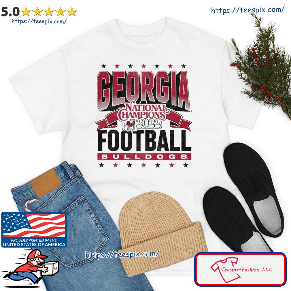 Georgia 2022 Football National Champions Banner T-shirt