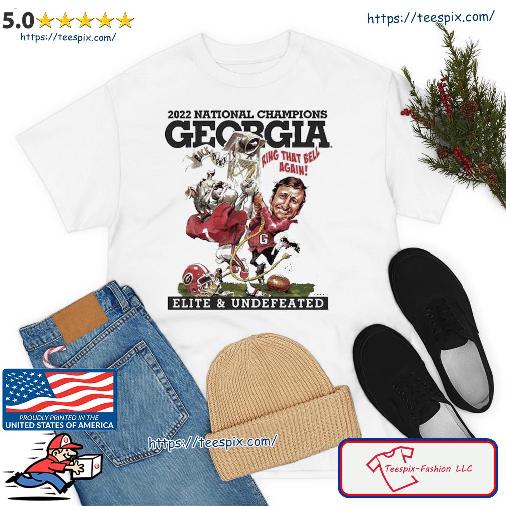 Georgia Bulldogs College Football Playoff 2022 National Champions Elite & Undefeated Shirt