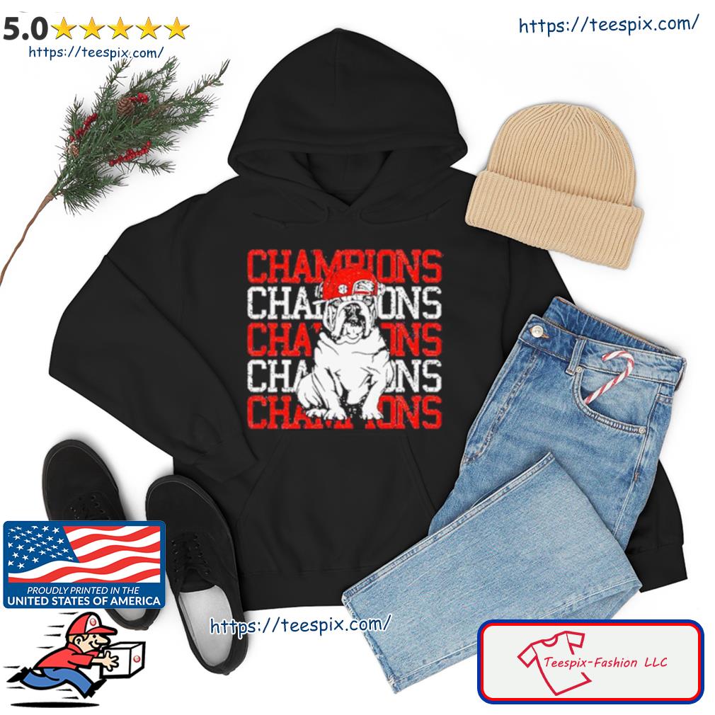 Georgia Bulldogs Sec Champions Shirt hoodie