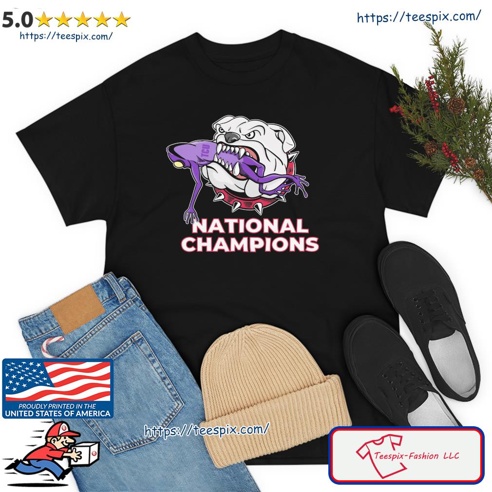 Georgia Dogs Bite Frog National Champions Shirt
