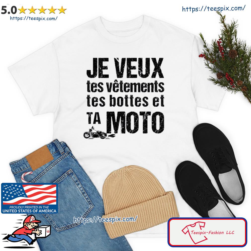 I Want Your Clothes Your Boots And Your Motorcycle Cyborg Cult Phrase Movie Shirt