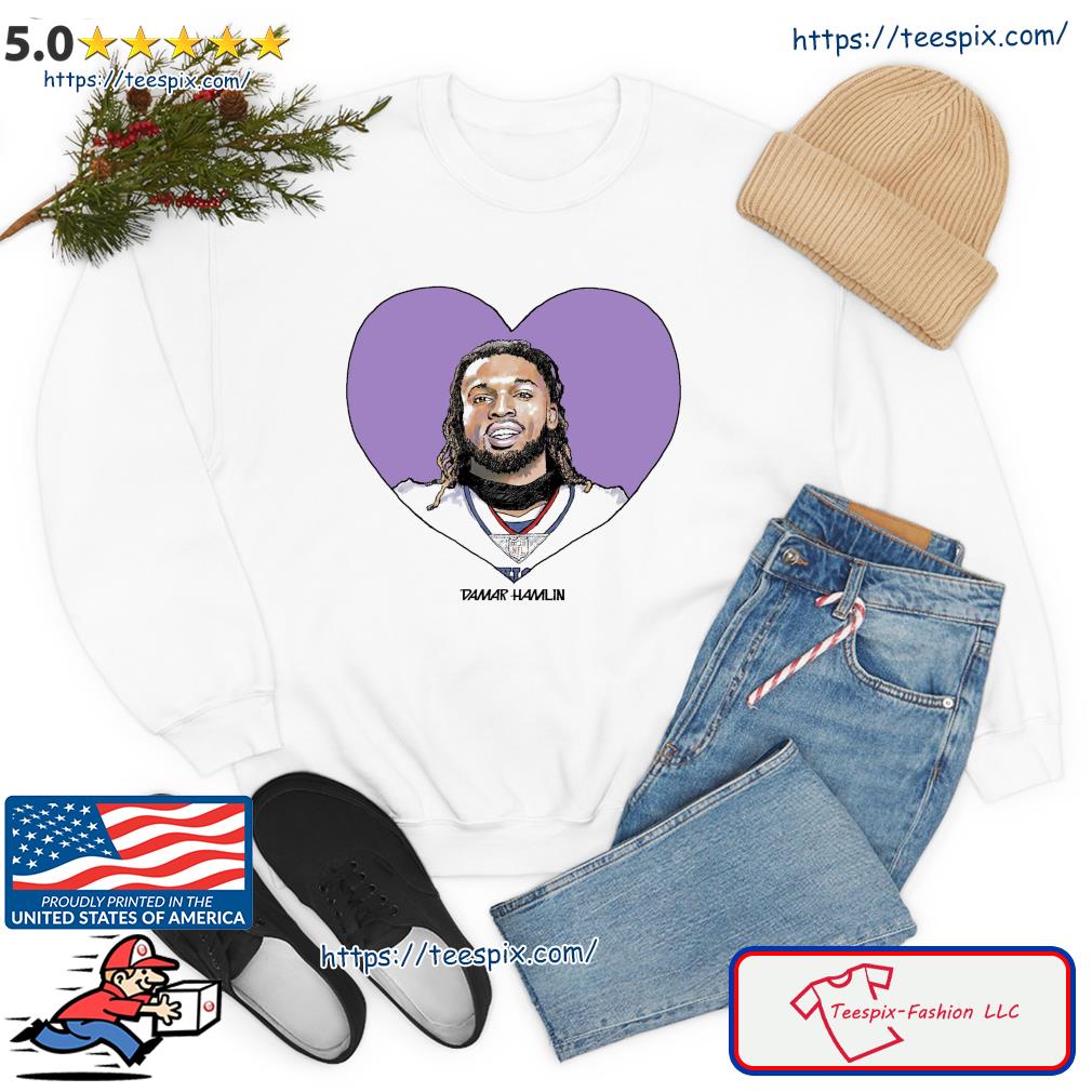 Damar Hamlin Love For Number Three NFL Buffalo Bills Shirt, hoodie,  sweater, long sleeve and tank top