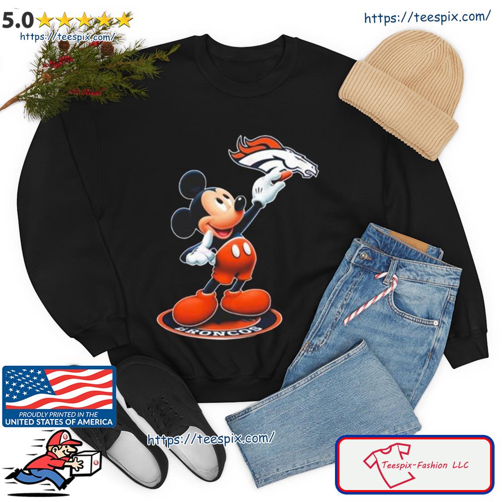 NFL Denver Broncos And Minnie Mouse Shirt - High-Quality Printed Brand