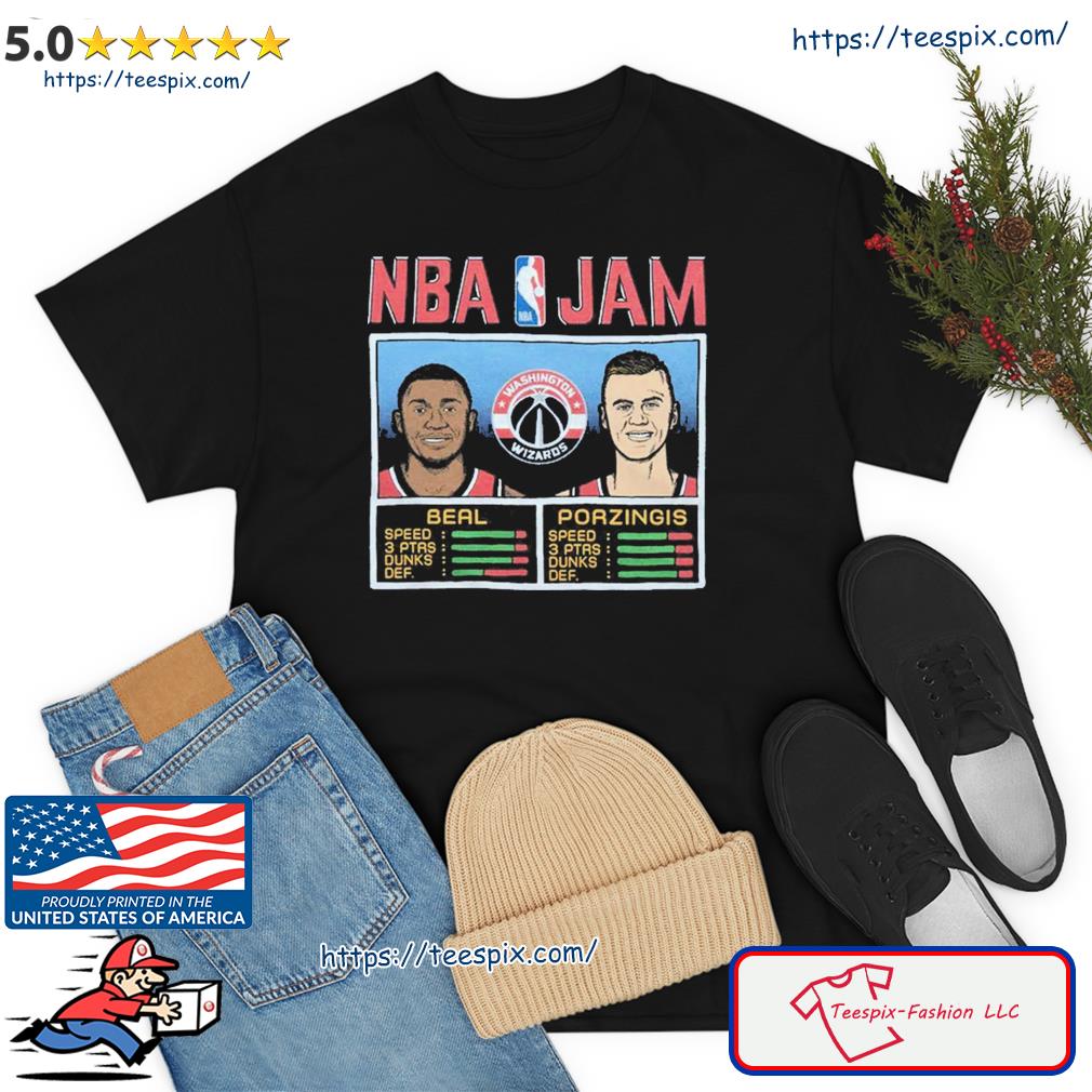 NBA Jam Wizards Beal And Porzingis Shirt