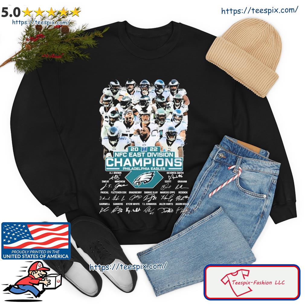 Philadelphia Eagles NFC East Champs photo design T-shirt, hoodie, sweater,  long sleeve and tank top