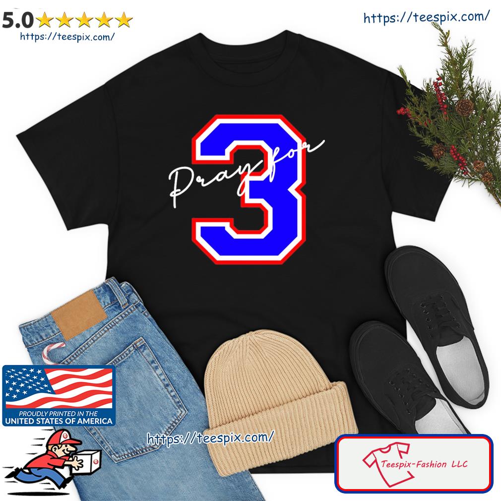 Damar 3 Praying for Damar Hamlin Shirt - High-Quality Printed Brand