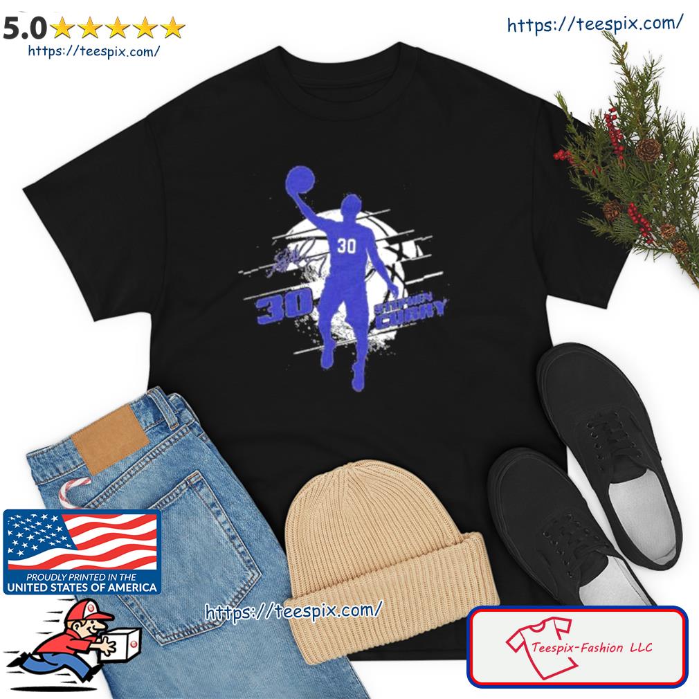 Steph Curry Golden State Warriors Silhouette Shirt