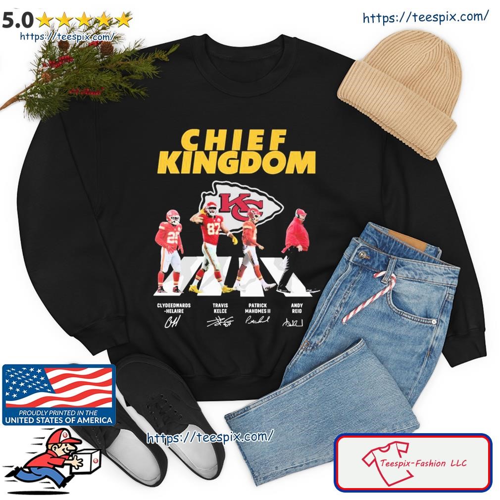 Champion Travis Kelce, Patrick Mahome And Pacheco Kansas City Chiefs City  Skyline Signatures Shirt, hoodie, sweater, long sleeve and tank top