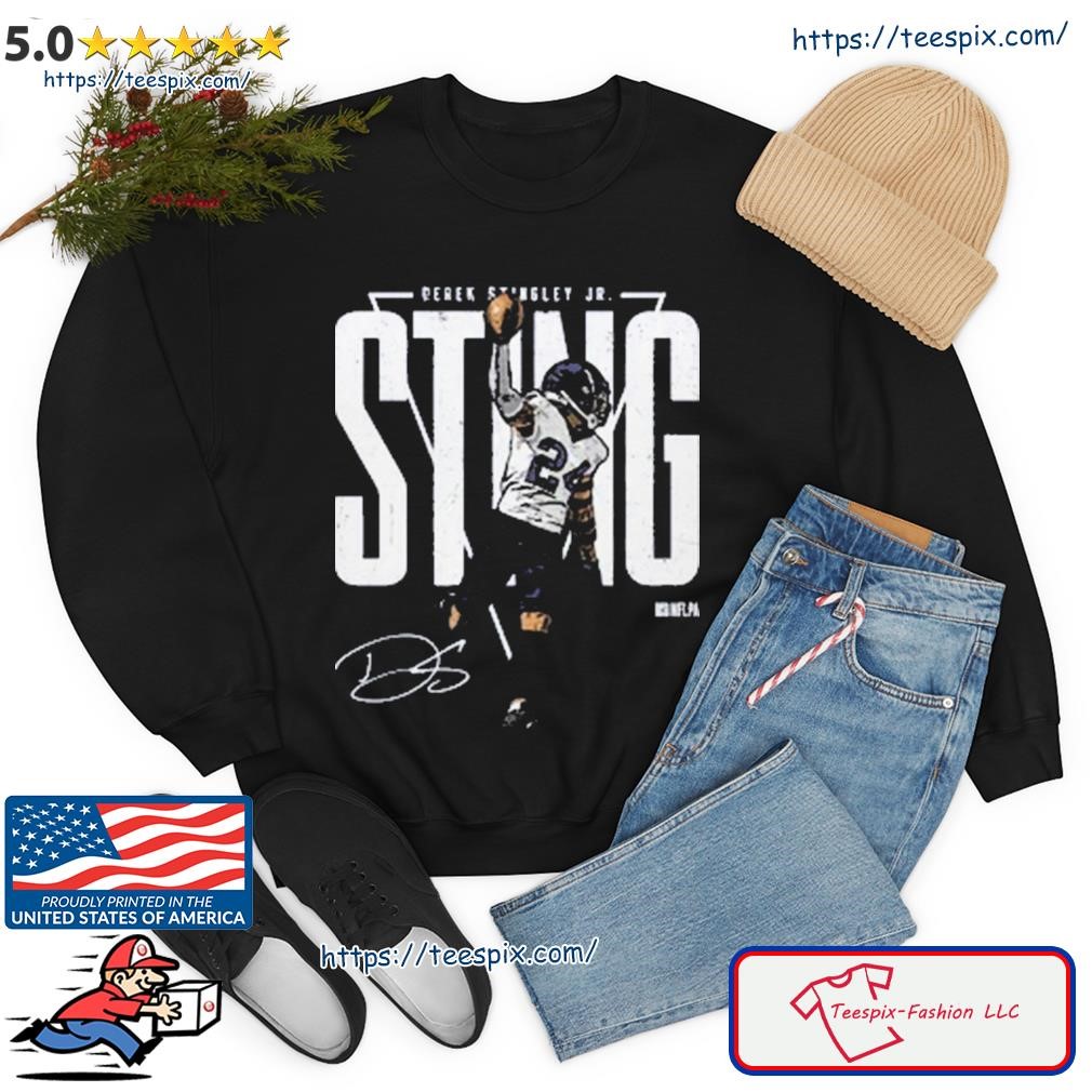 Men's derek Stingley Jr. Houston Sting signature 2023 shirt, hoodie,  sweater, long sleeve and tank top