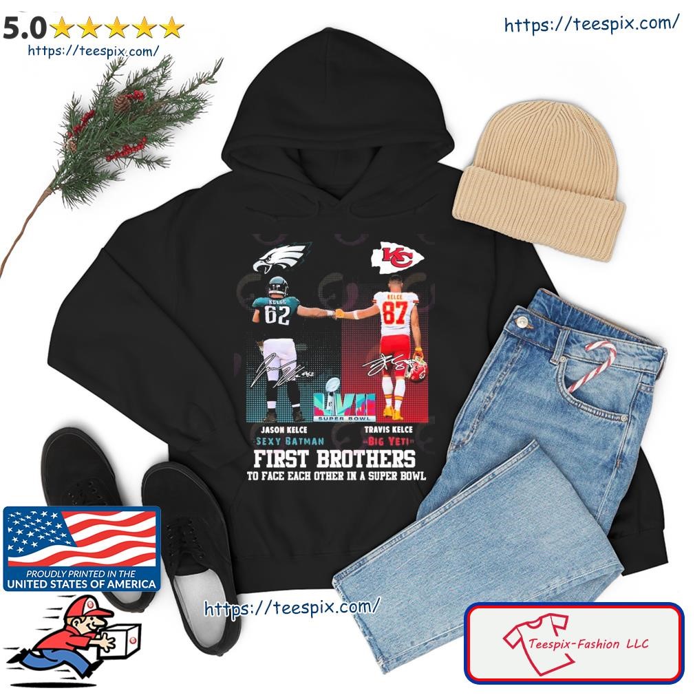Jason Kelce And Travis Kelce The First Kelce Brother Players To Face Each Other 2023 Shirt hoodie.jpg