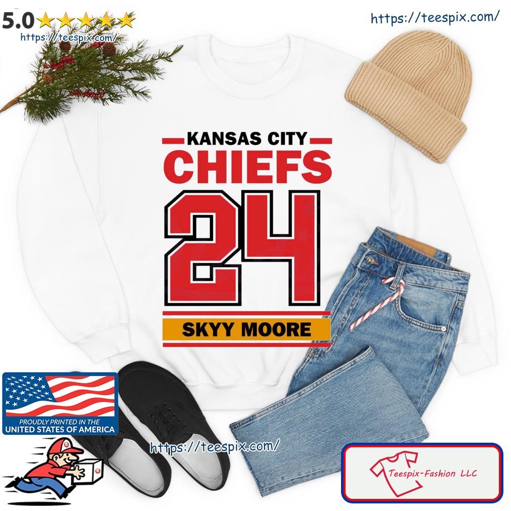 Kansas City Chiefs Skyy Moore 24 Shirt, hoodie, sweater, long