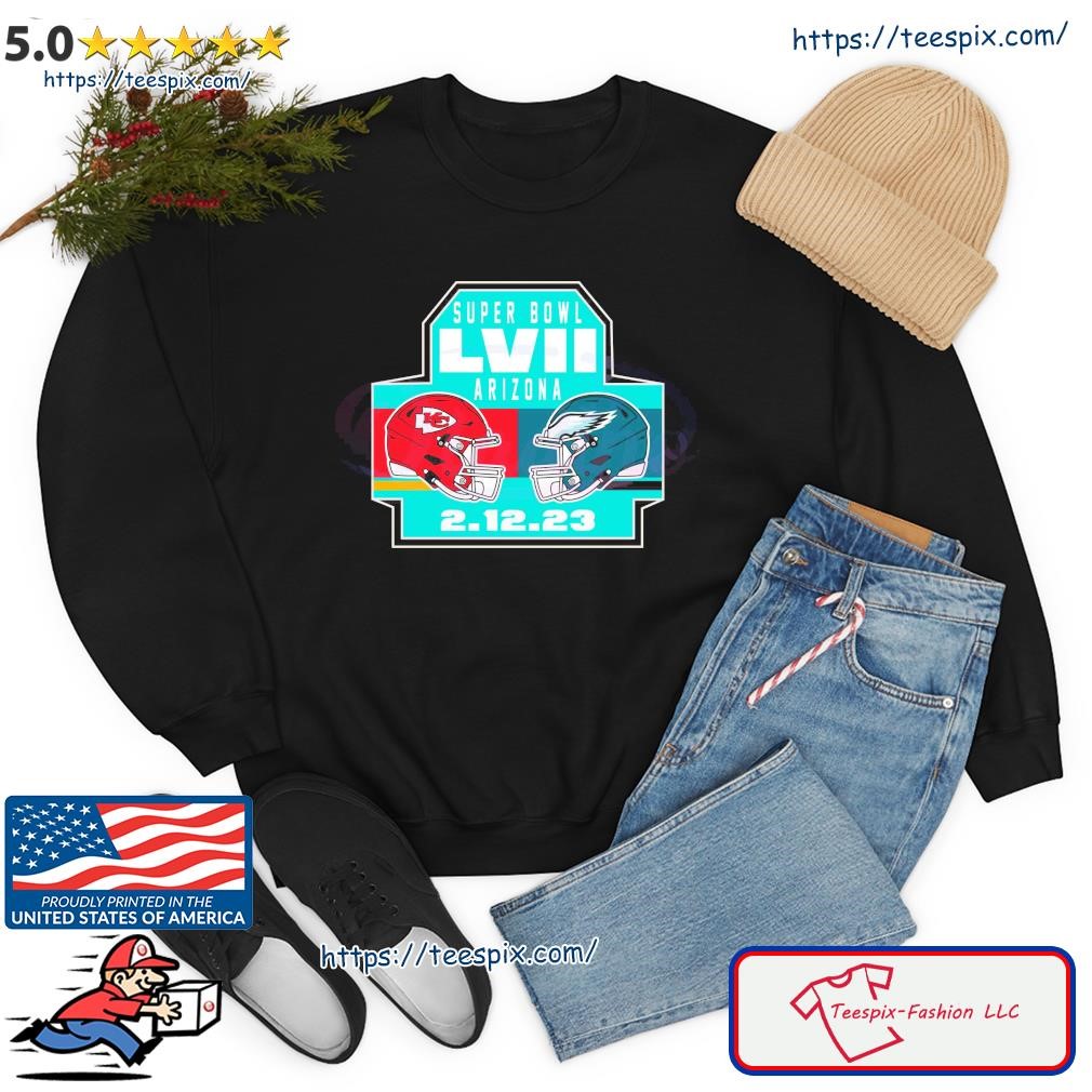 Funny Super bowl lvii Kansas city Chiefs vs philadelphia eagles shirt,  hoodie, sweater, long sleeve and tank top