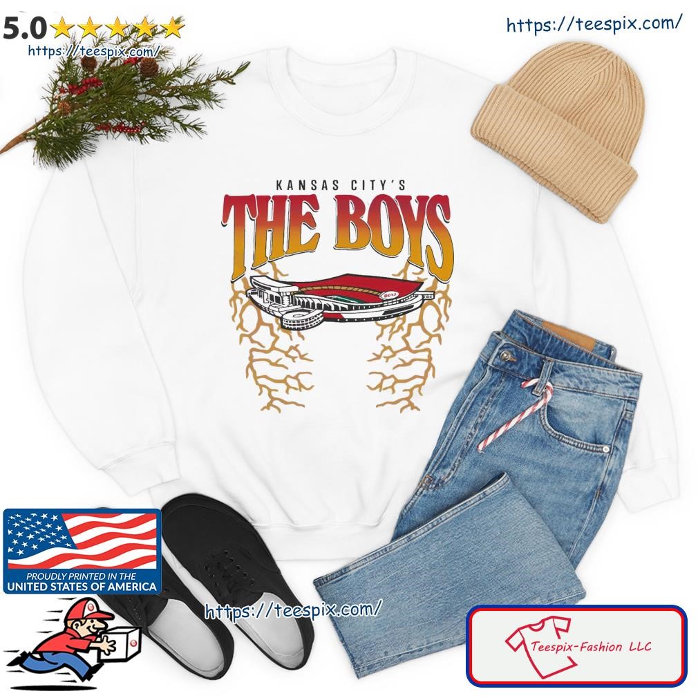 Kansas Citys The Boys Lightning Arrowhead Stadium Shirt Ladies T-shirt