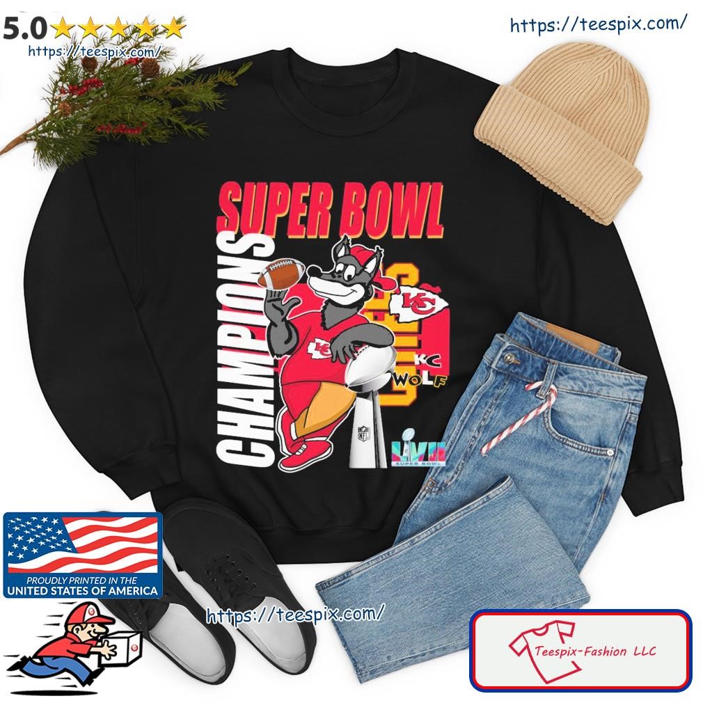 Kc wolf Kansas city Chiefs super bowl champions 2023 shirt, hoodie,  sweater, long sleeve and tank top