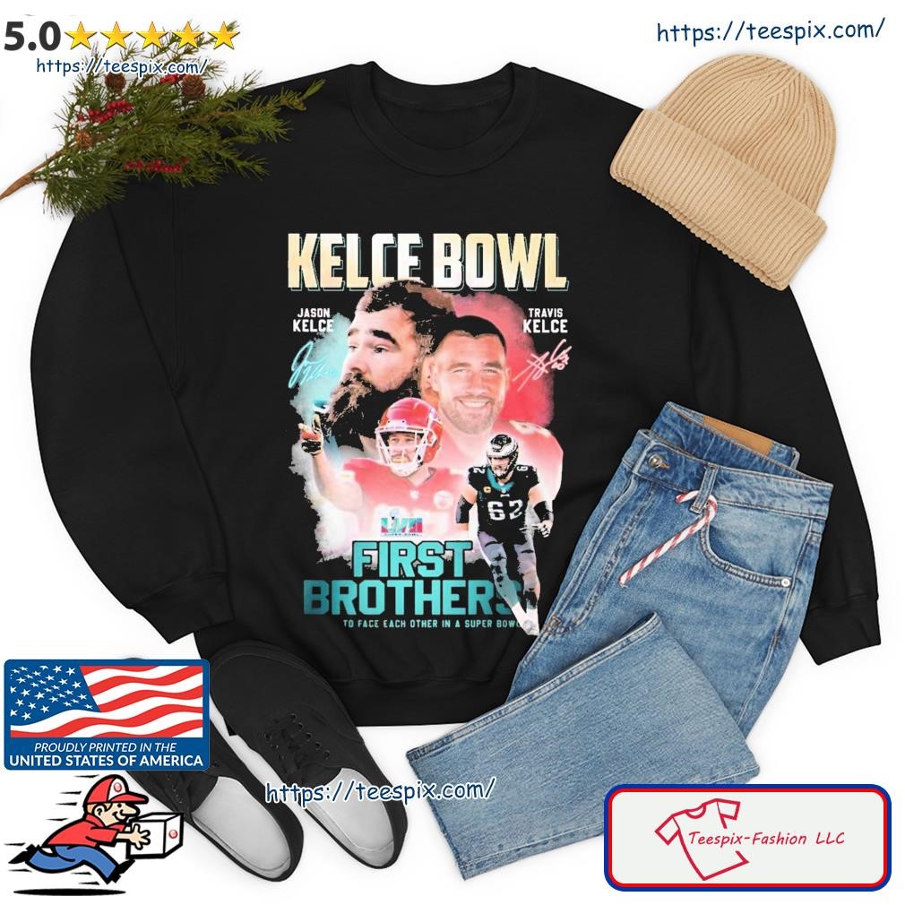 Kelce Brothers Football Kelce Bowl Super Bowl 2023 Shirt - Wiseabe