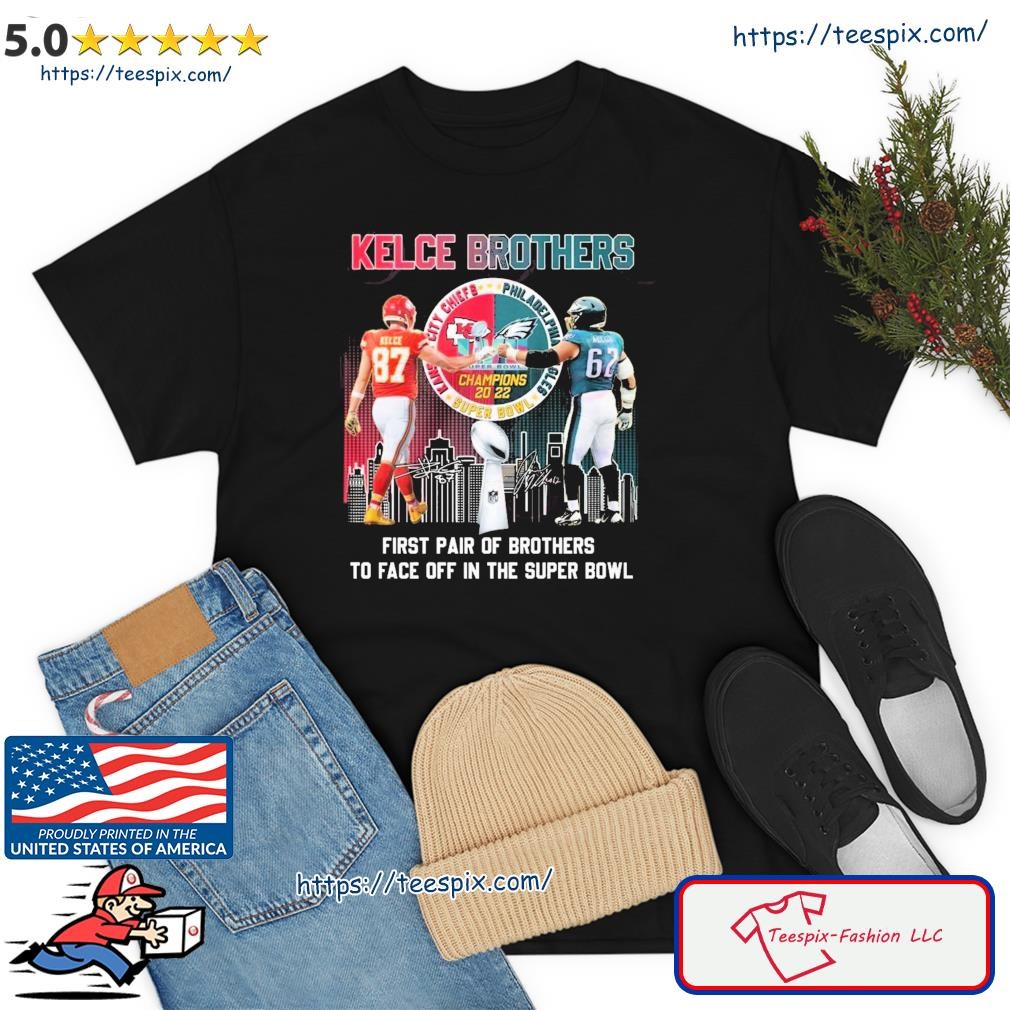 Kelce Brothers Travis and Jason Kelce Back-To Shirt, hoodie, sweater, long  sleeve and tank top