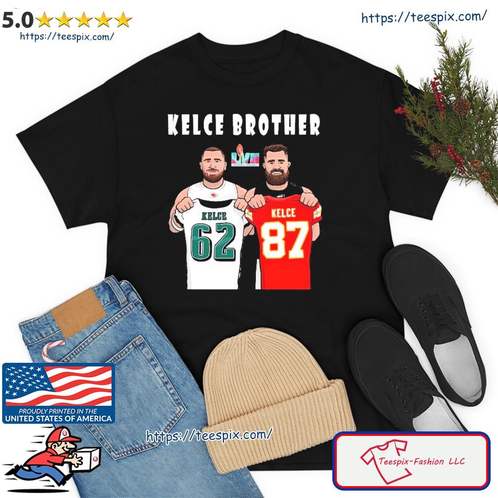 Kelce Brothers Jason Kelce Vs Travis Kelce Lvii Super Bowl Matchup shirt,  hoodie, sweater, long sleeve and tank top