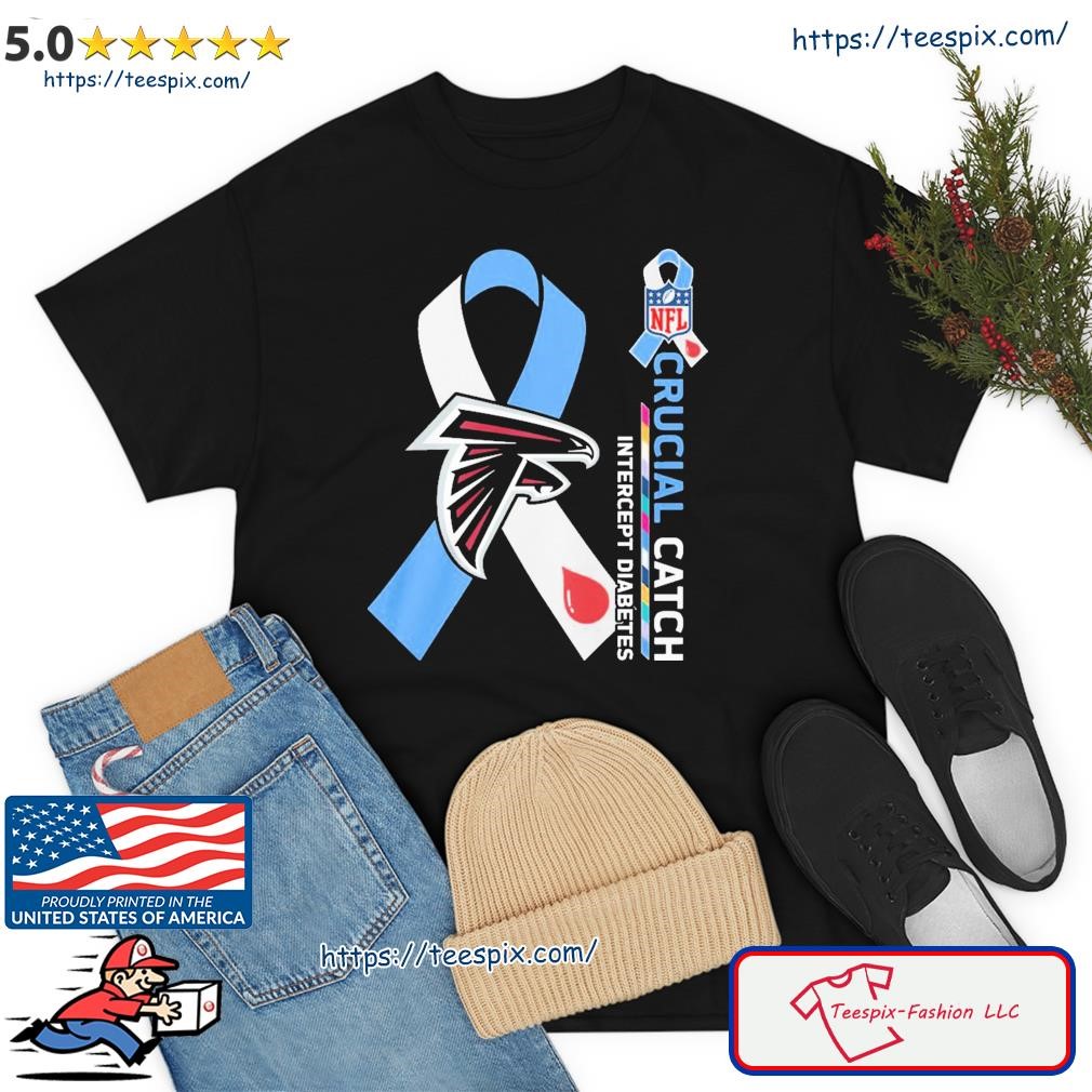 NFL Atlanta Falcons Crucial Catch Intercept Diabetes Shirt, hoodie,  sweater, long sleeve and tank top