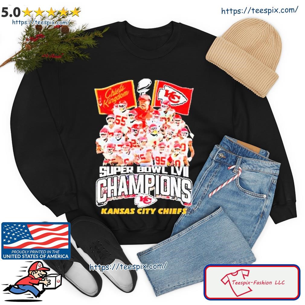 Official Chiefs super bowl LVII champions Kingdom T- shirt, hoodie,  sweater, long sleeve and tank top