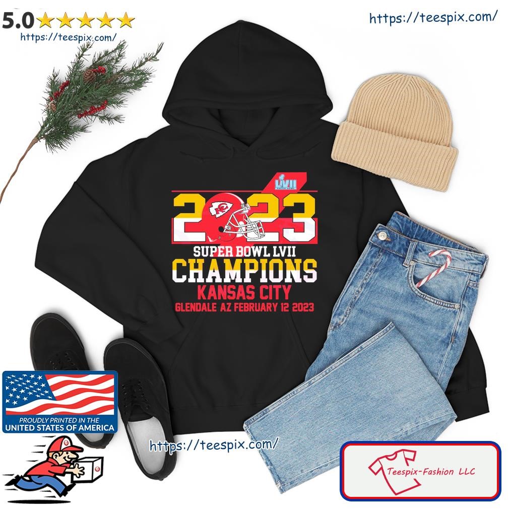 Official Kansas City Chiefs Super Bowl LVII Champions Hoodies