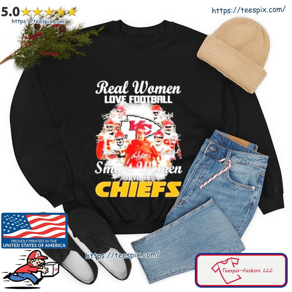 Super Bowl 2023 Real Women Love Football Smart Women Love The Kansas City  Chiefs Signatures T-shirt - REVER LAVIE