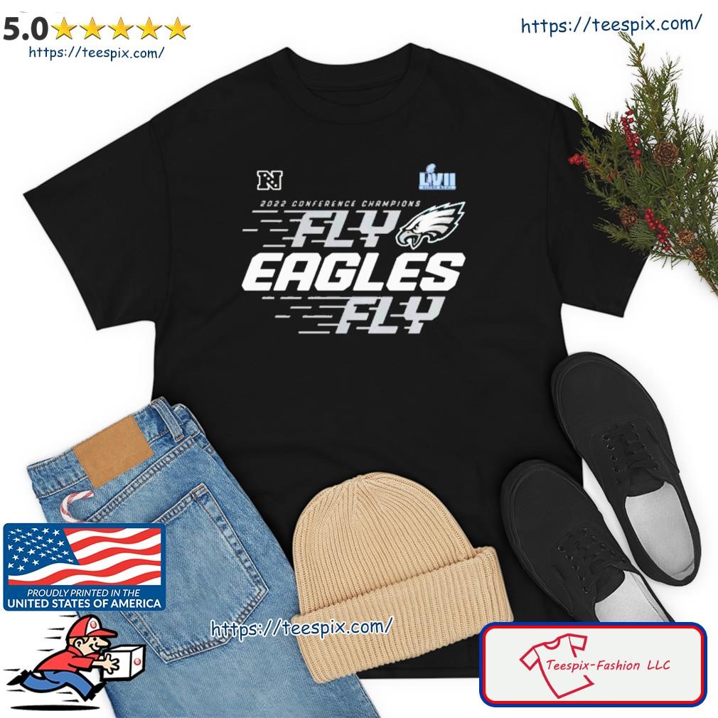 NFC Champions fly Eagles fly Philadelphia Eagles signatures shirt