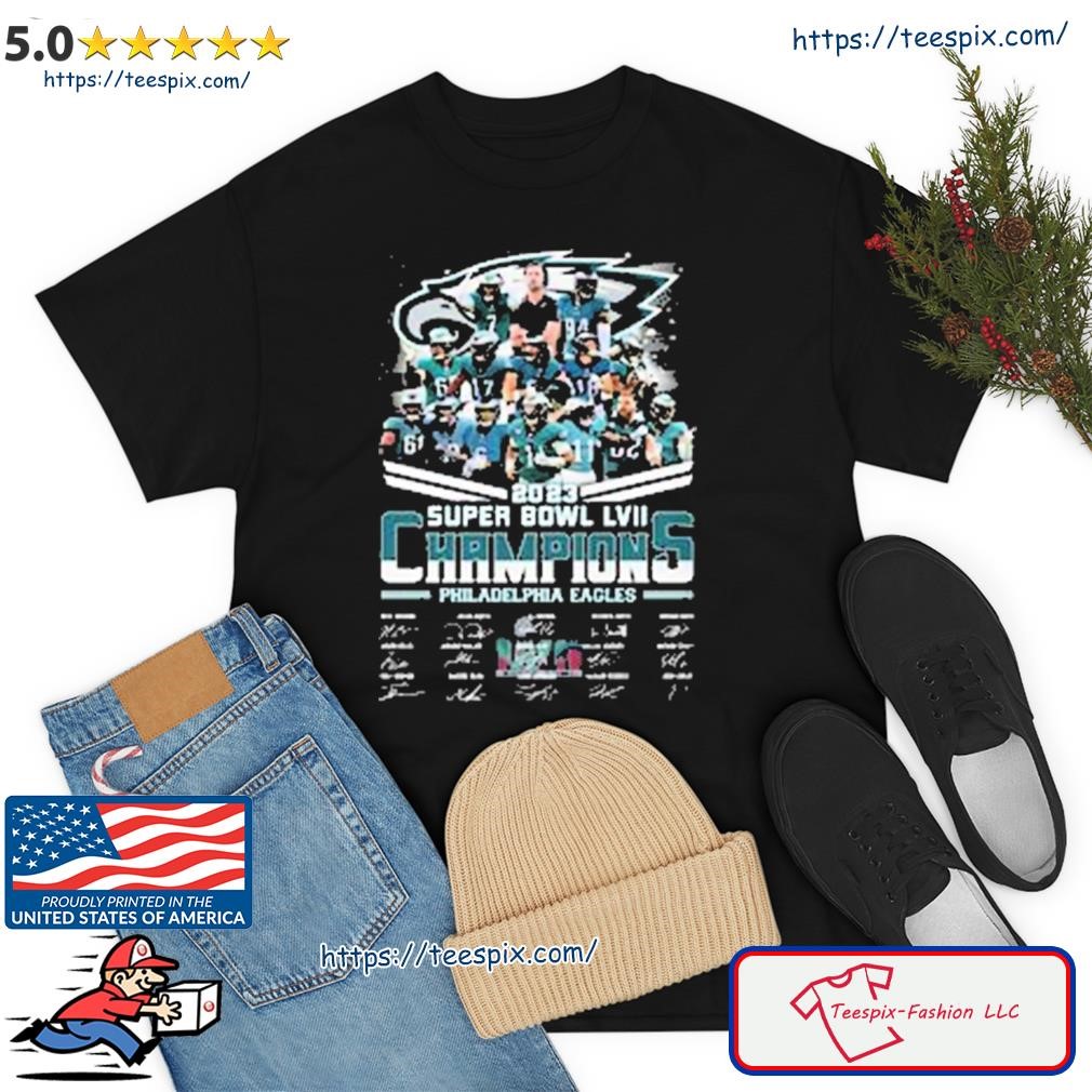 Super Bowl LVII 2023 Champions Philadelphia Eagles It's A Philly Thing  Signatures Shirt, hoodie, sweater, long sleeve and tank top