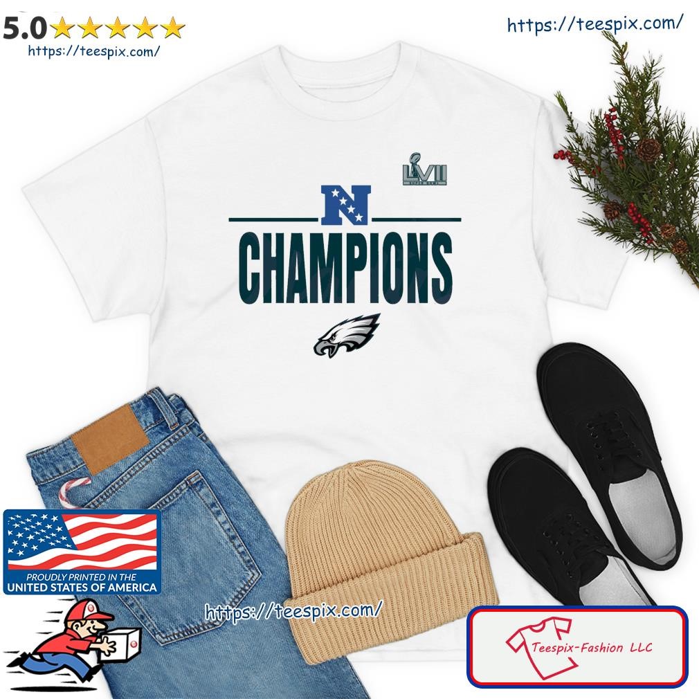 Top Nike Philadelphia Eagles 2023 NFC Champions Shirt, hoodie