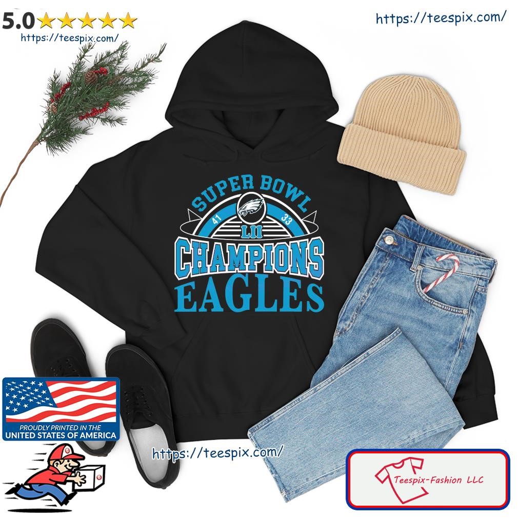 Philadelphia eagles super bowl lii champs vintage shirt, hoodie, sweater,  long sleeve and tank top