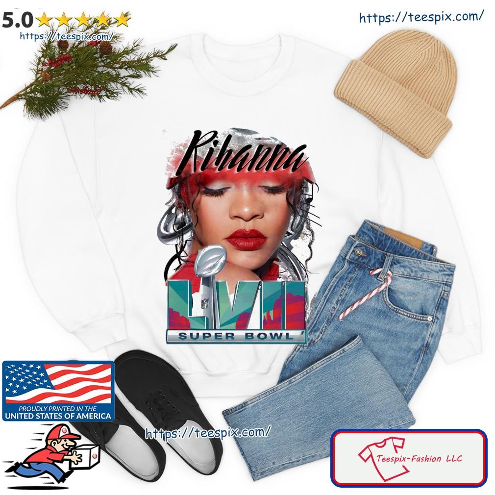 Rihanna Superbowl Half Time Crewneck Sweatshirt - Clothfusion Sweatshirt -  Hoodies