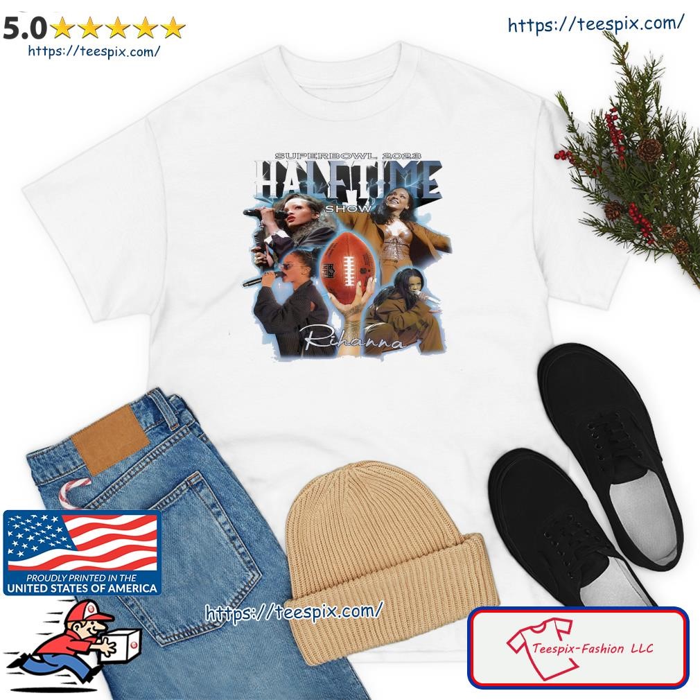 Super Bowl Lvii Shirt, Rihanna Halftime Show Unisex T-shirt Short Sleeve