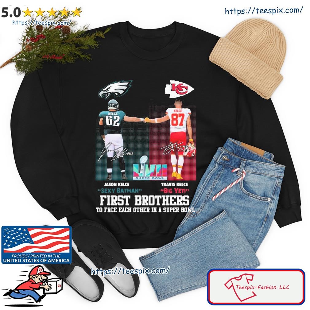 2023 Jason Kelce Vs Travis Kelce Super Bowl shirt, hoodie, sweater and long  sleeve