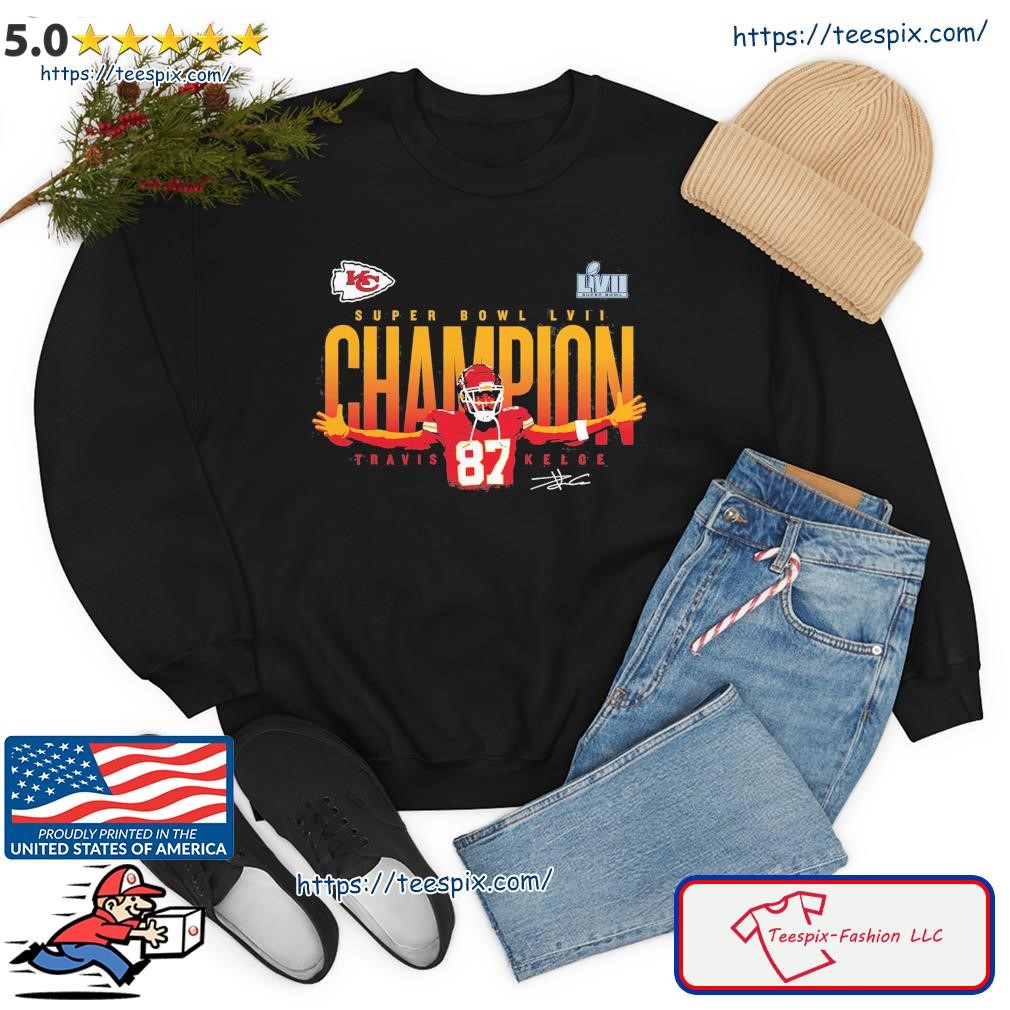 Travis Kelce Kansas City Chiefs Fanatics Branded Super Bowl Lvii Champions  Winning Plays Shirt, hoodie, sweater, long sleeve and tank top