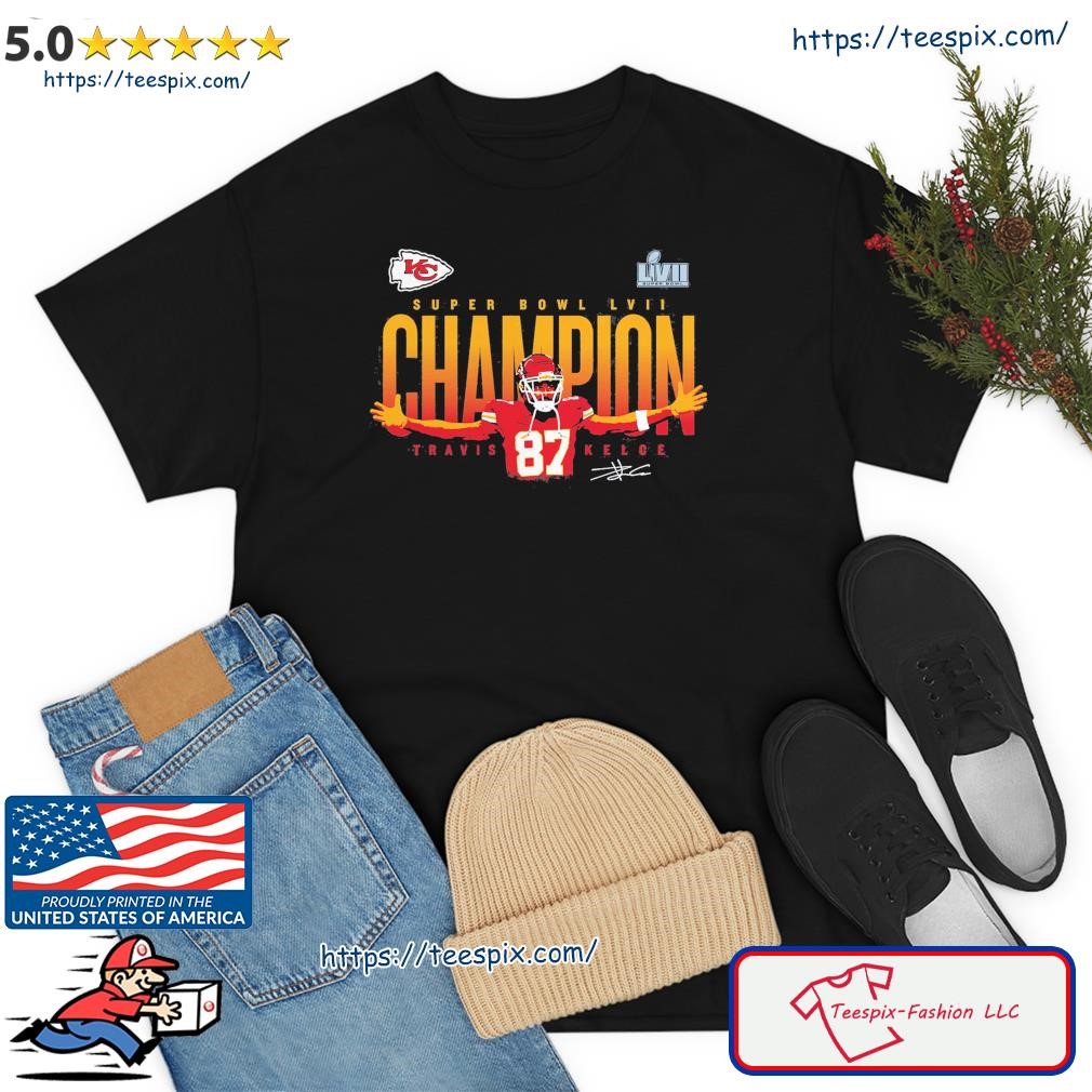 Travis Kelce Kansas City Chiefs Fanatics Branded Super Bowl Lvii Champions  Winning Plays Shirt, hoodie, sweater, long sleeve and tank top