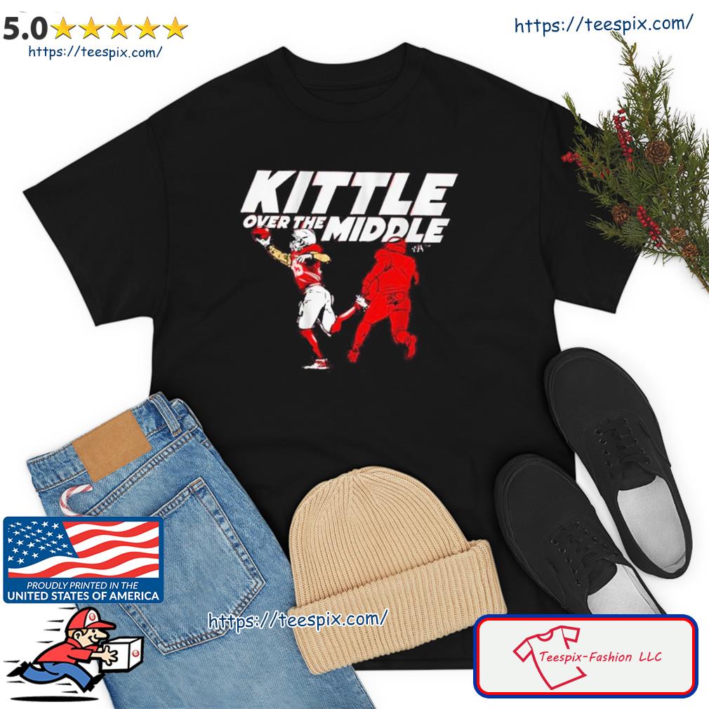 Original george Kittle Over The Middle 2023 shirt, hoodie, sweater