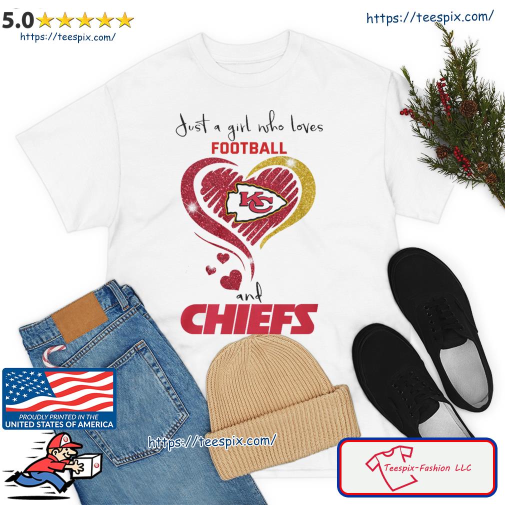 Just a girl who loves football American football lovers T-Shirt