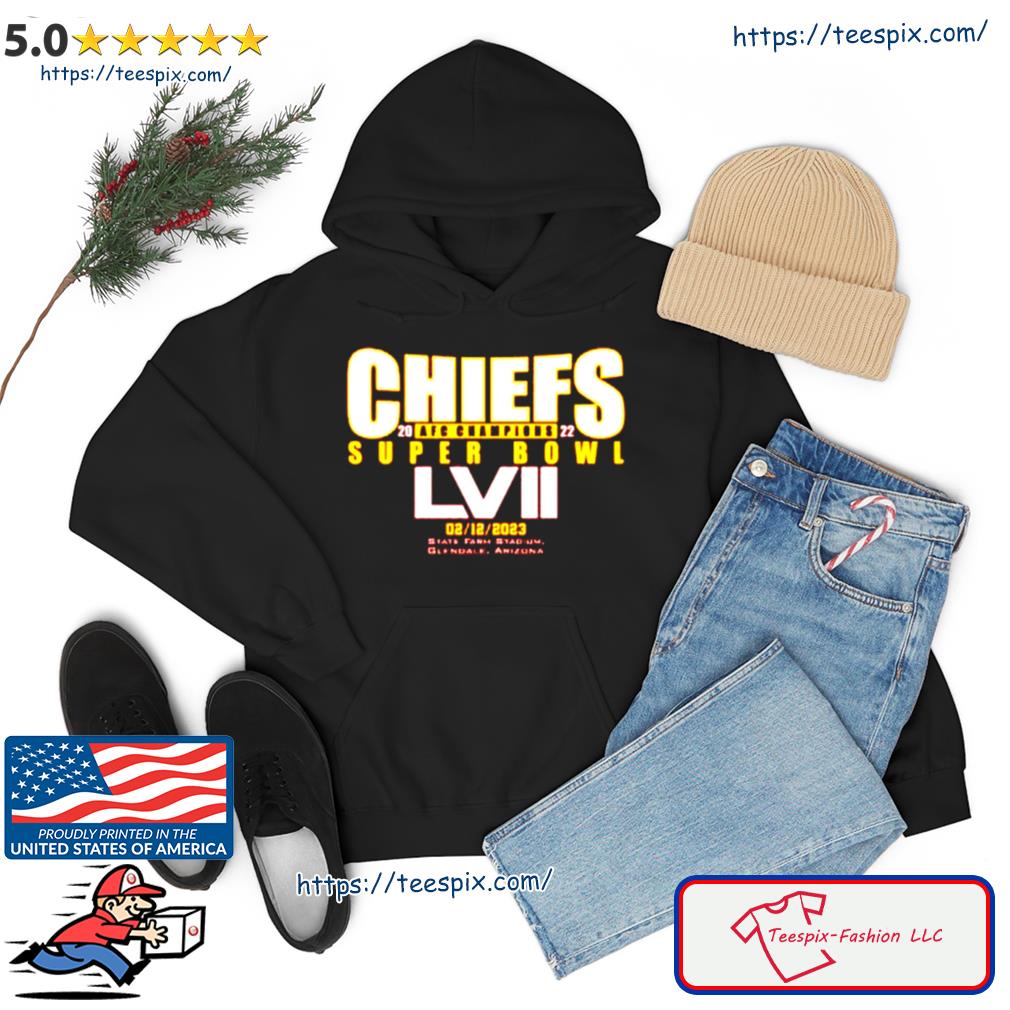 Kansas City Chiefs Super Bowl LVII 2023 AFC Conference Champions shirt,  hoodie, sweater and long sleeve