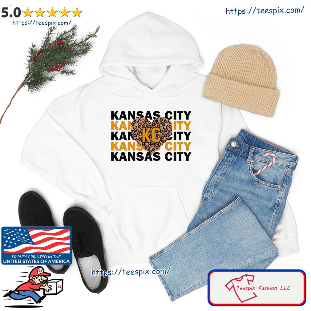 Leopard KC Chiefs unisex sponge fleece sweatshirt – 417 Designs LLC