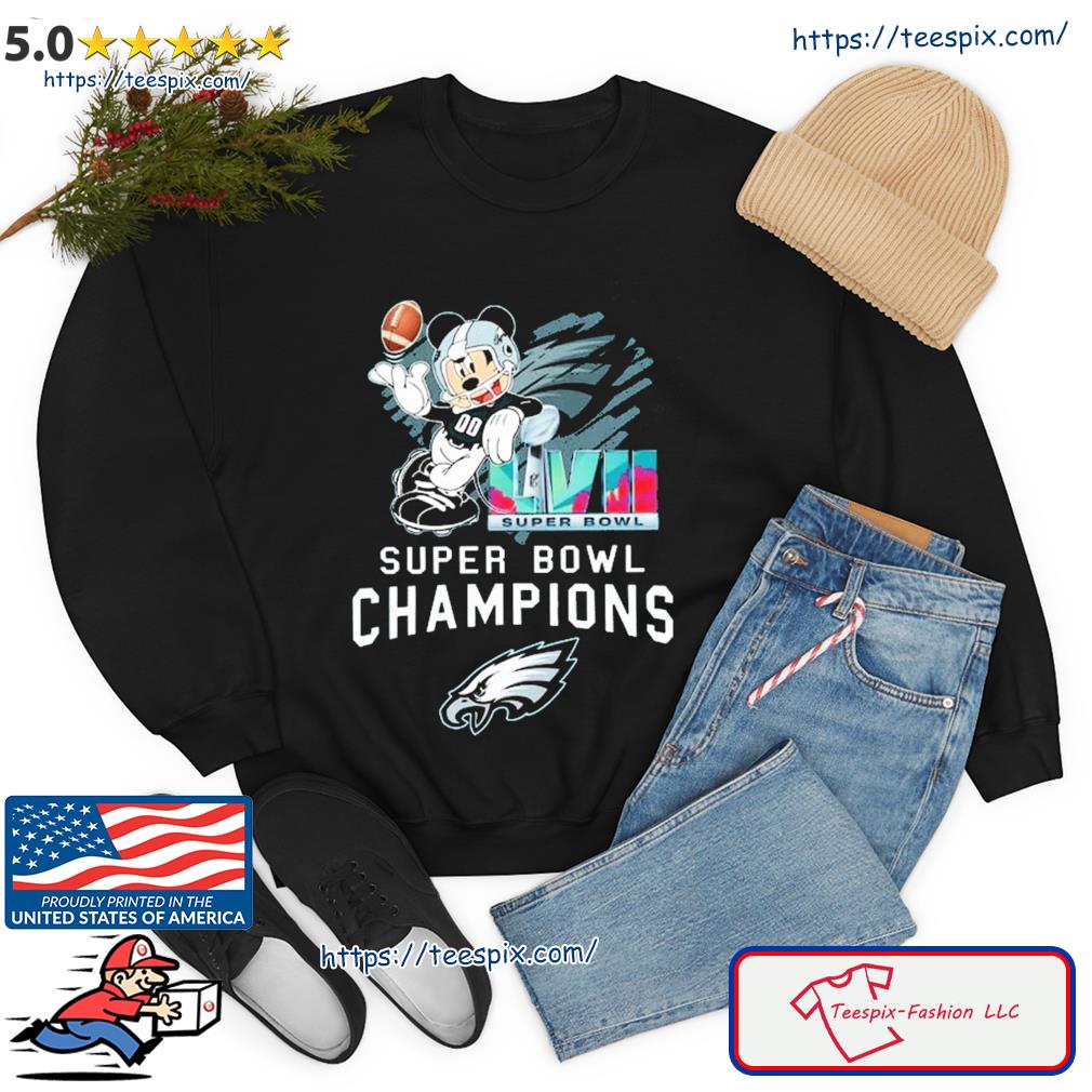 Mickey mouse super bowl lvi champions Philadelphia eagles shirt, hoodie,  sweater, long sleeve and tank top