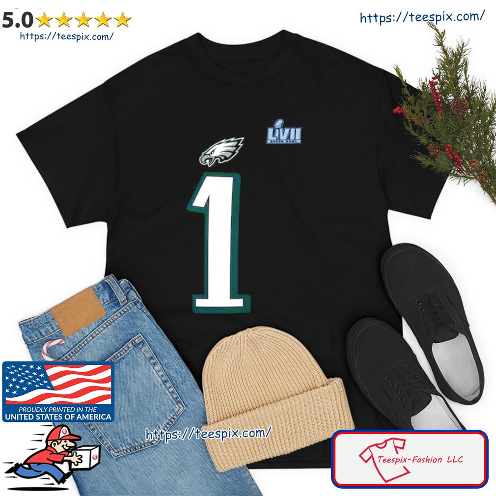 Philadelphia Eagles Jalen Hurts Nike Black Super Bowl LVII 2023 shirt -  Peanutstee