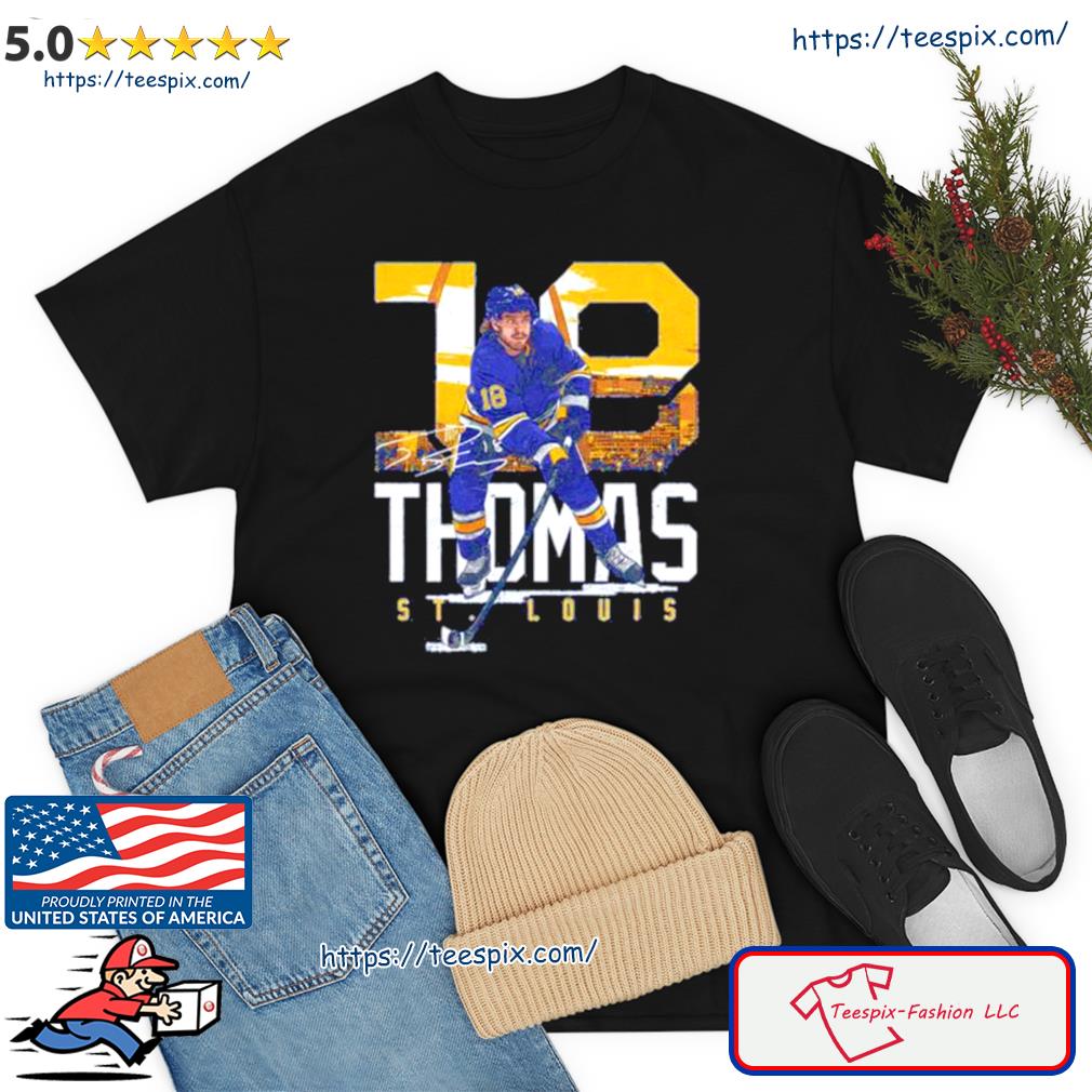Robert Thomas St. Louis Blues 18 Landmark Shirt