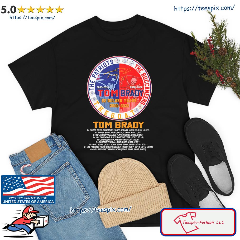 Thank you Brady New England Patriots 2000-2019 Tampa Bay Buccaneers 2020  2022 signatures shirt, hoodie, sweater, long sleeve and tank top