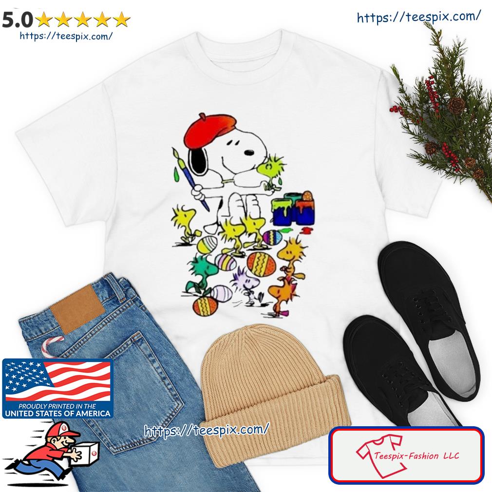 Snoopy Happy Easter Color Shirt