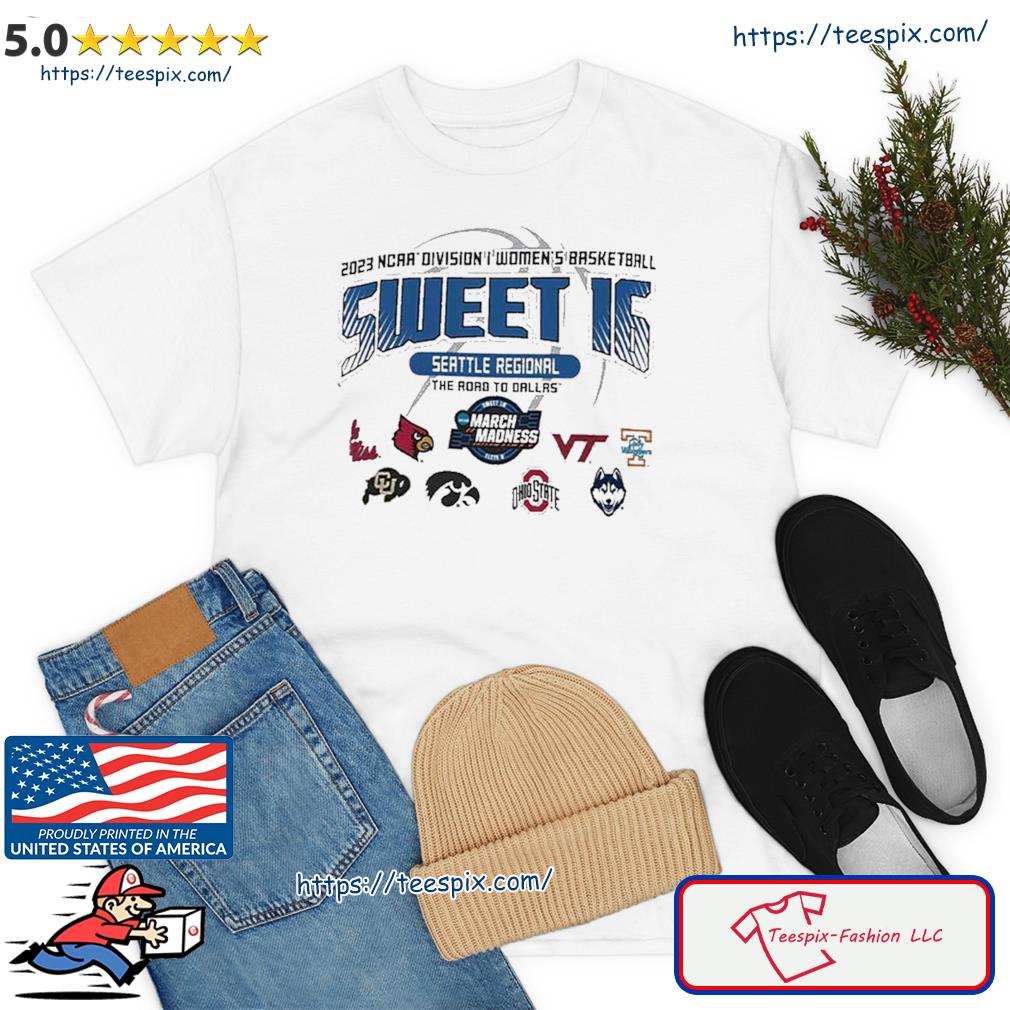 2023 Ncaa Di Womens Seattle Regional The Road To Dallas Shirt