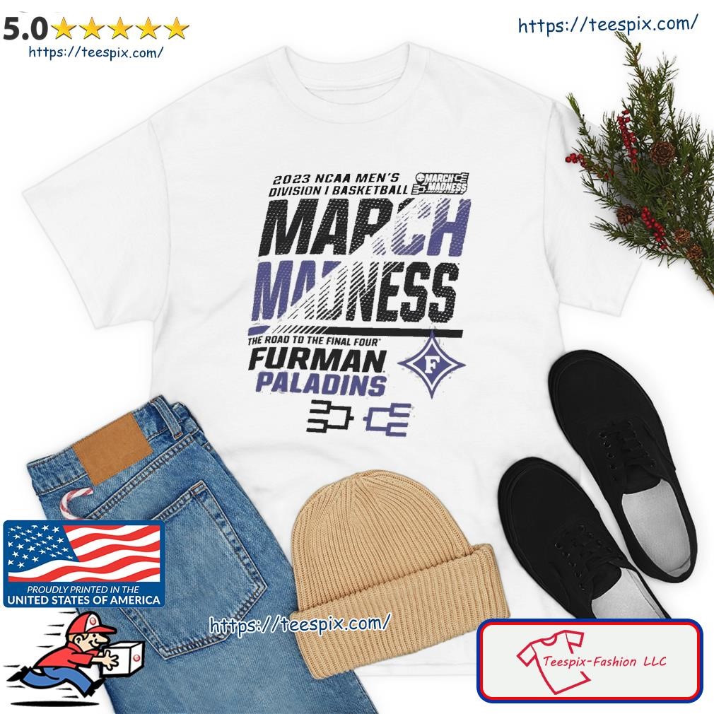Awesome furman Men's Basketball 2023 NCAA March Madness The Road To Final Four Shirt