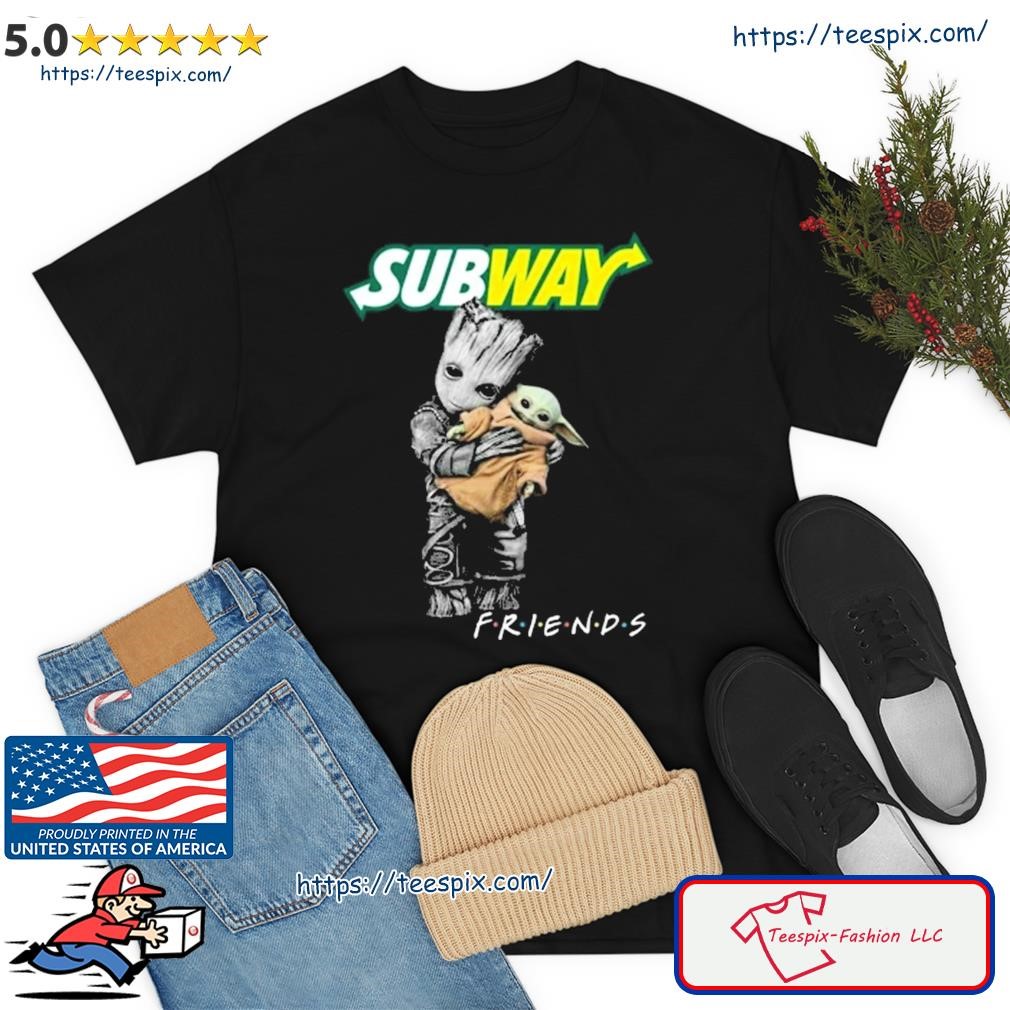 Official baby Yoda Hug Subway logo 2023 shirt, hoodie, sweater, long sleeve  and tank top