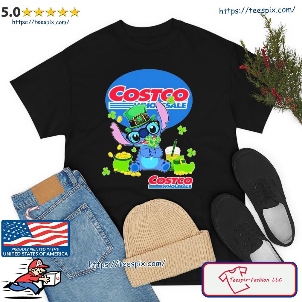 Baby Stitch And Costco St Patrick's Day Shirt